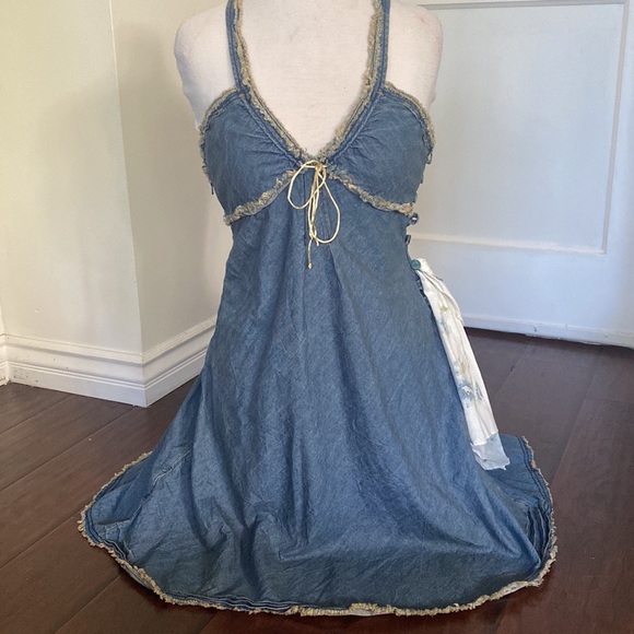 Free People Dresses & Skirts - Free People Y2K Denim Mini Dress